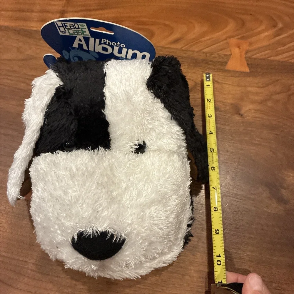 Vintage HeadCase Dog Plush Slip-in Photo Album Holds 60 4x6 Photos